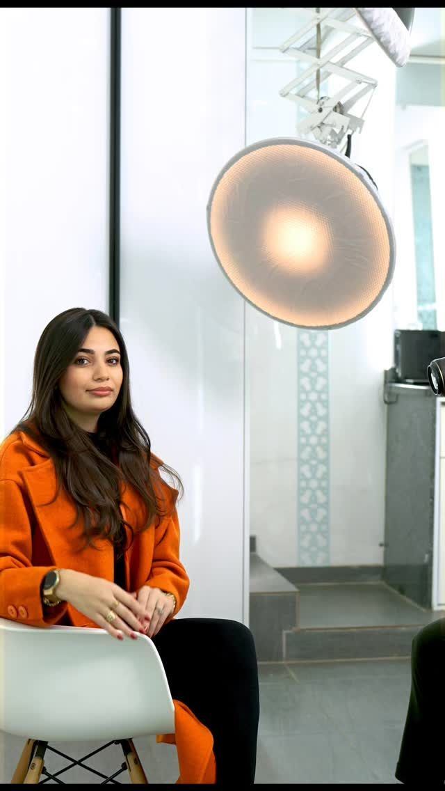 A patient in the treatment room at the clinic